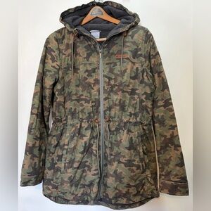 Columbia Green Camouflage Jacket
